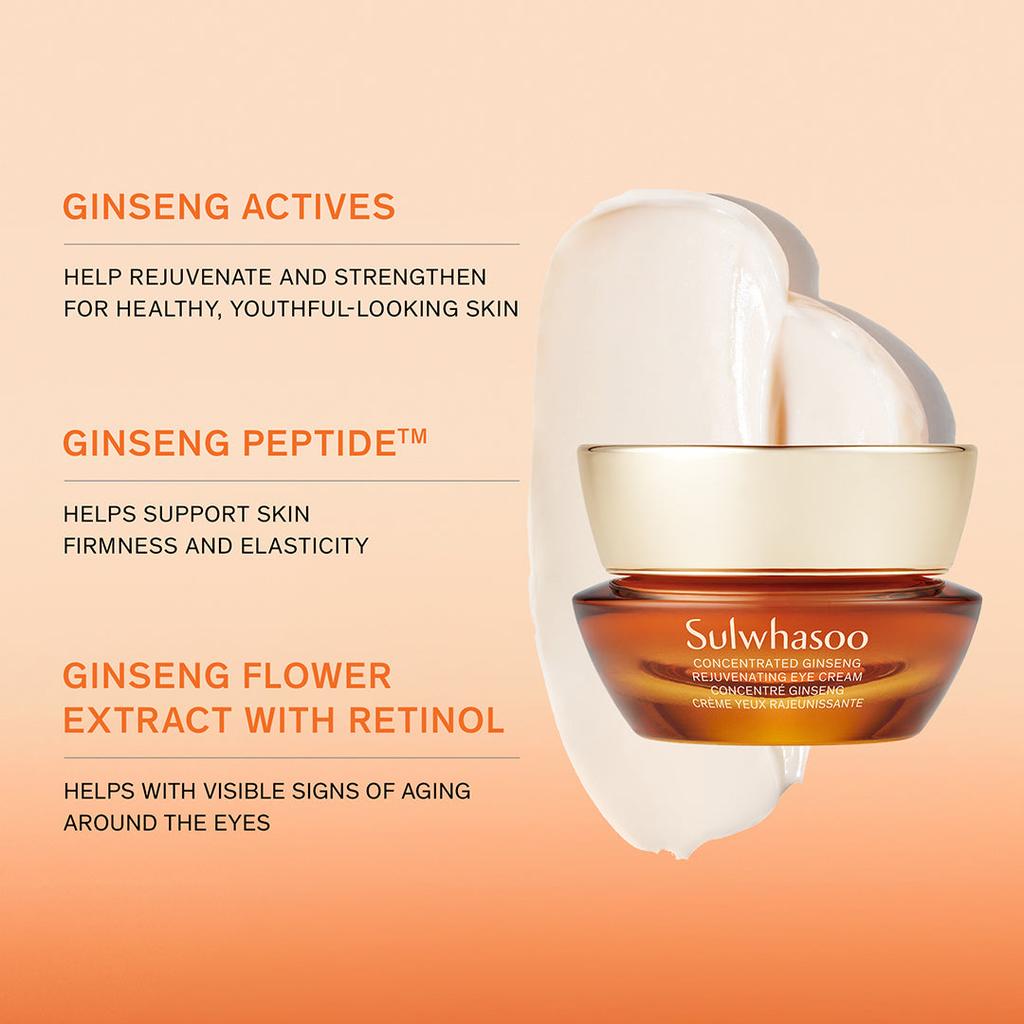 Concentrated Ginseng Rejuvenating Eye Cream Set Korean Luxe Brand Store