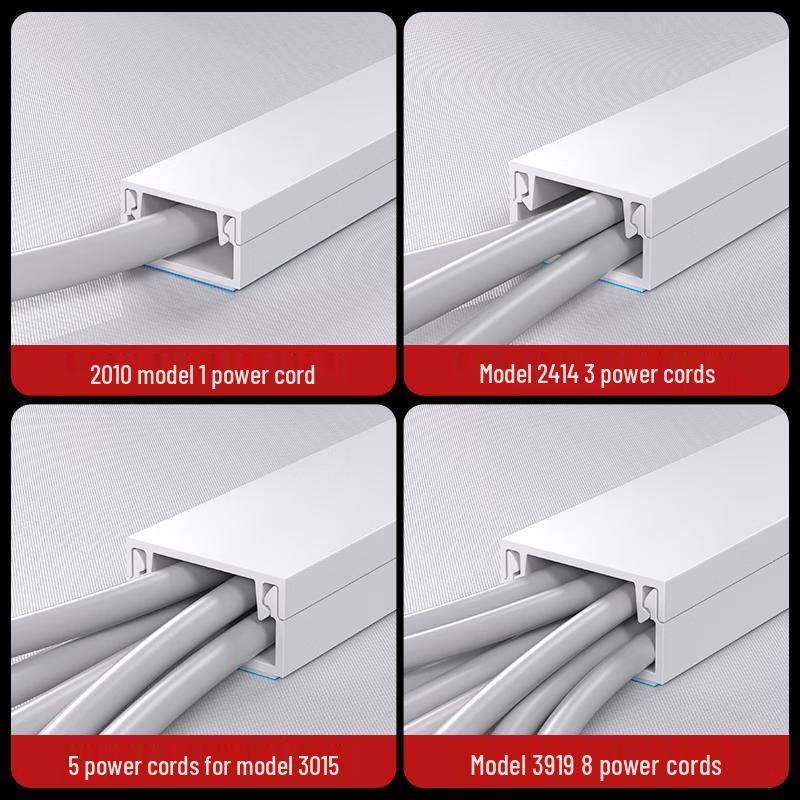 Self-Adhesive PVC Cable Raceway Kit