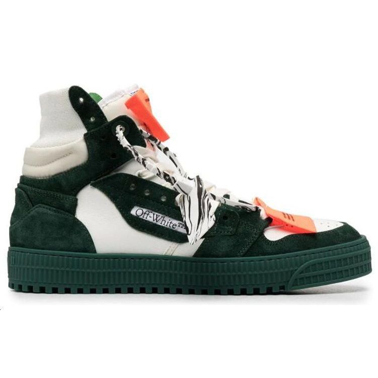 Off-White Off-Court High Forest Green Men Sneakers OMIA065R21LEA002-0155