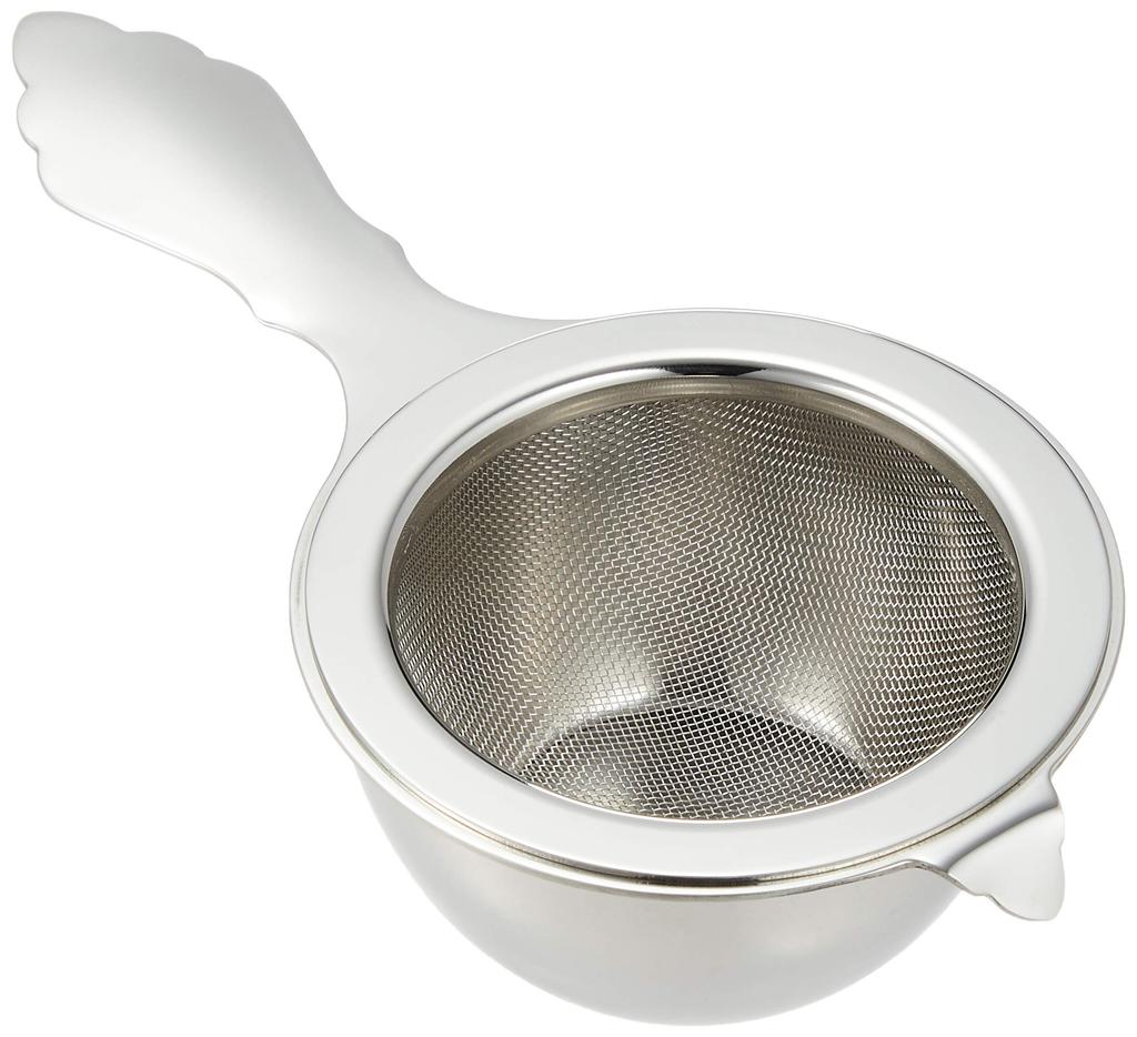 Hase Tomi Seisakusho Mesh-Style Tea Strainer, 18-8 Stainless Steel, Japan, PTI11001