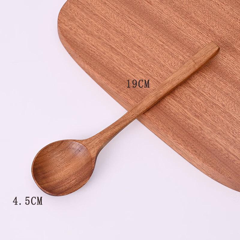 ZISIZ Eco-Friendly Solid Wood Spoons
