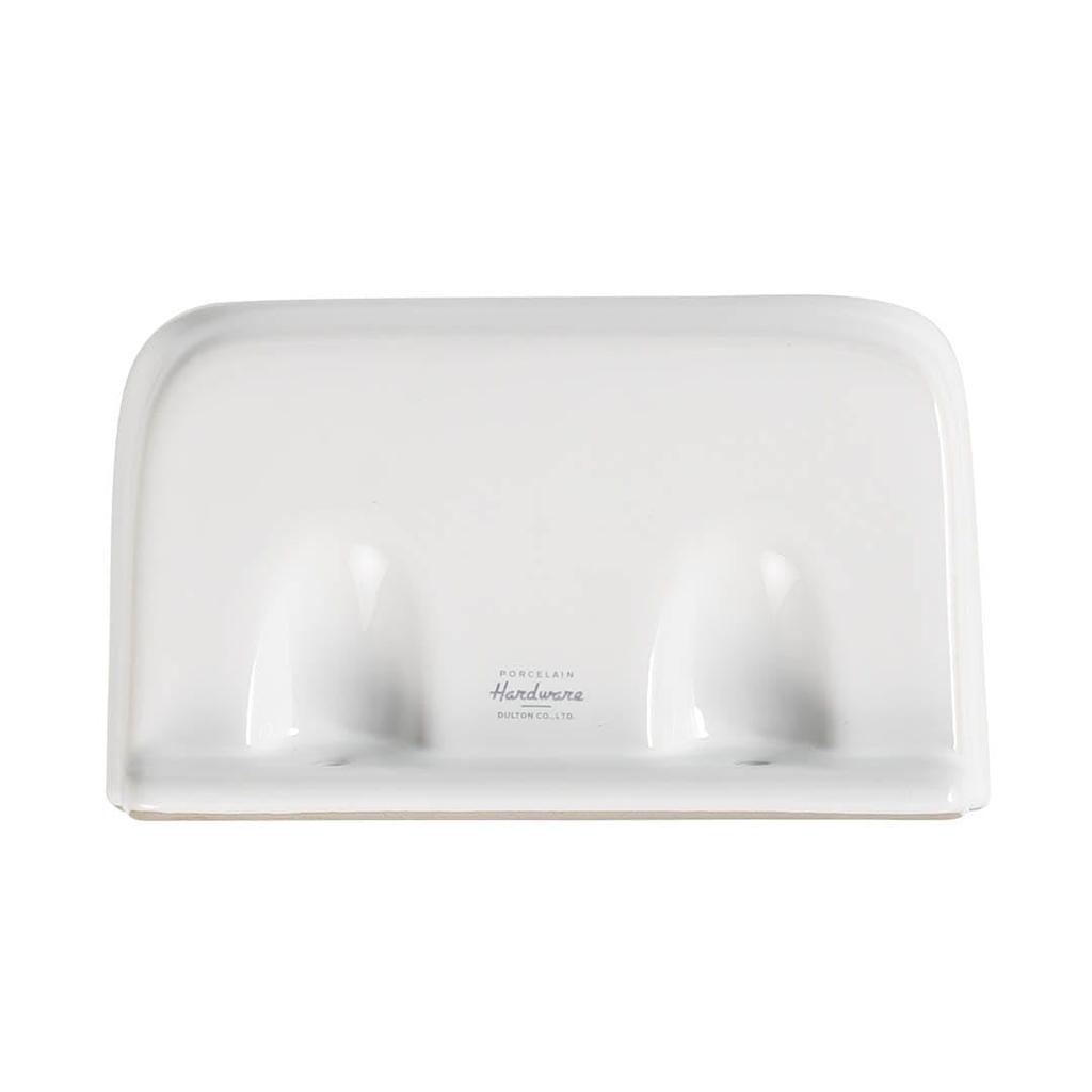 Dulton Porcelain Big Soap Dish Large A Timeless Classic Ceramic DIY Parts Wall Mounted Height 8cm Width Depth 24.2cm 13.5cm Y-0611L