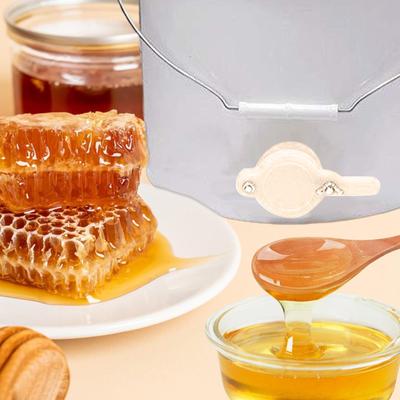 Honey Gate Valve for Extractor,Durable Nylon Honey Extractor Tap Bee Hive Honey Harvesting Equipment for 5 Gallon Bucket