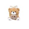 Cute Cute Biscuits Bear Pendant Plush Toy Doll Teddy Bear Bag Small Hanging Keychain