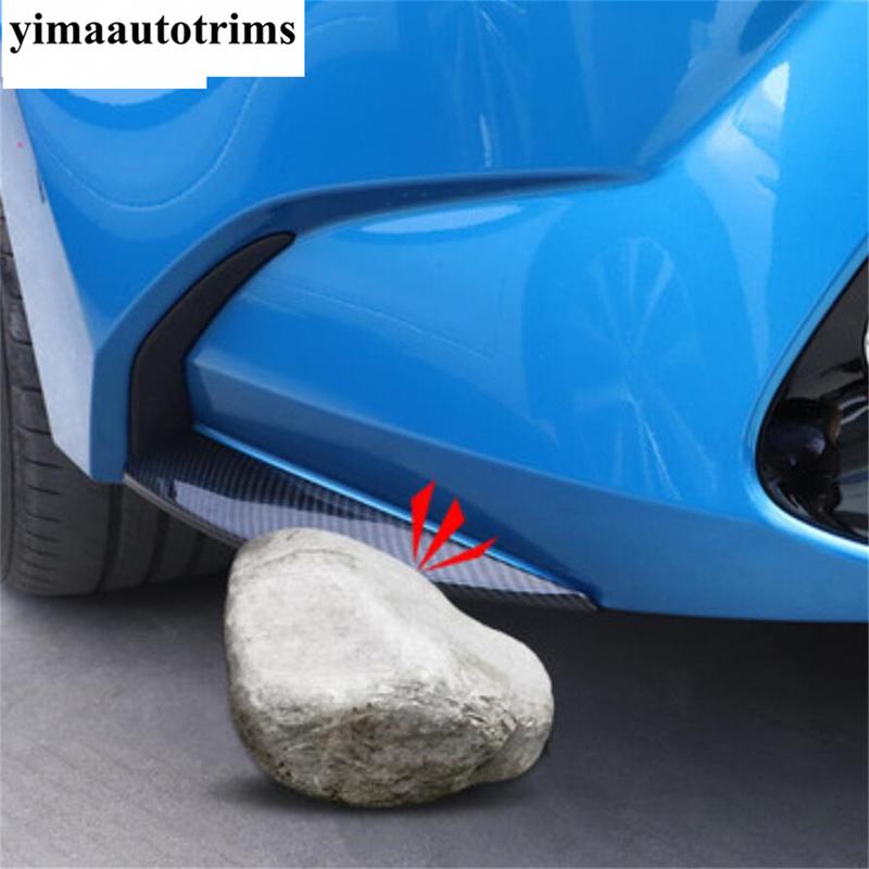 Car Front Bumper Corner Strip Protection Cover Trim ABS Chrome / Carbon Fiber Accessories For Toyota Corolla E210  - 2025