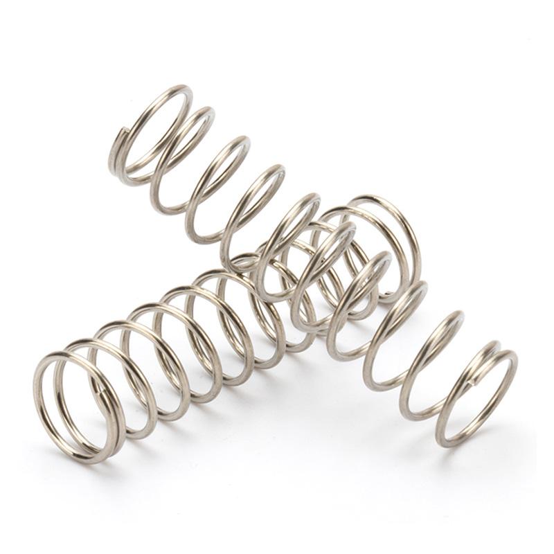 10pcs 0.2mm 304 Stainless Steel Compression Spring Length 5-25mm OD 1-4mm Spiral Pressure Spring