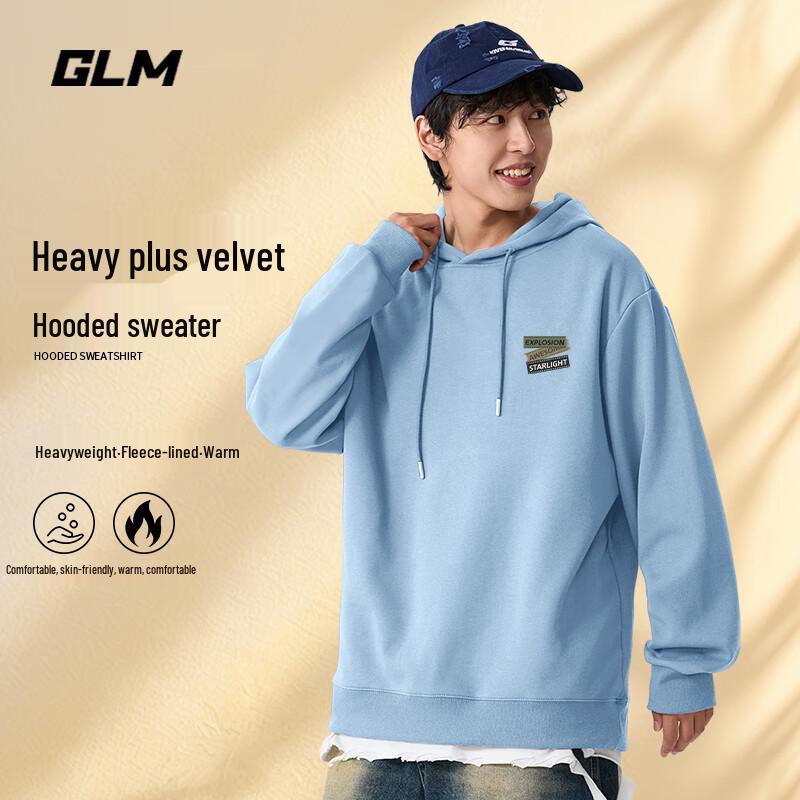 

GLM Unisex Casual Loose Hooded Sweatshirt L