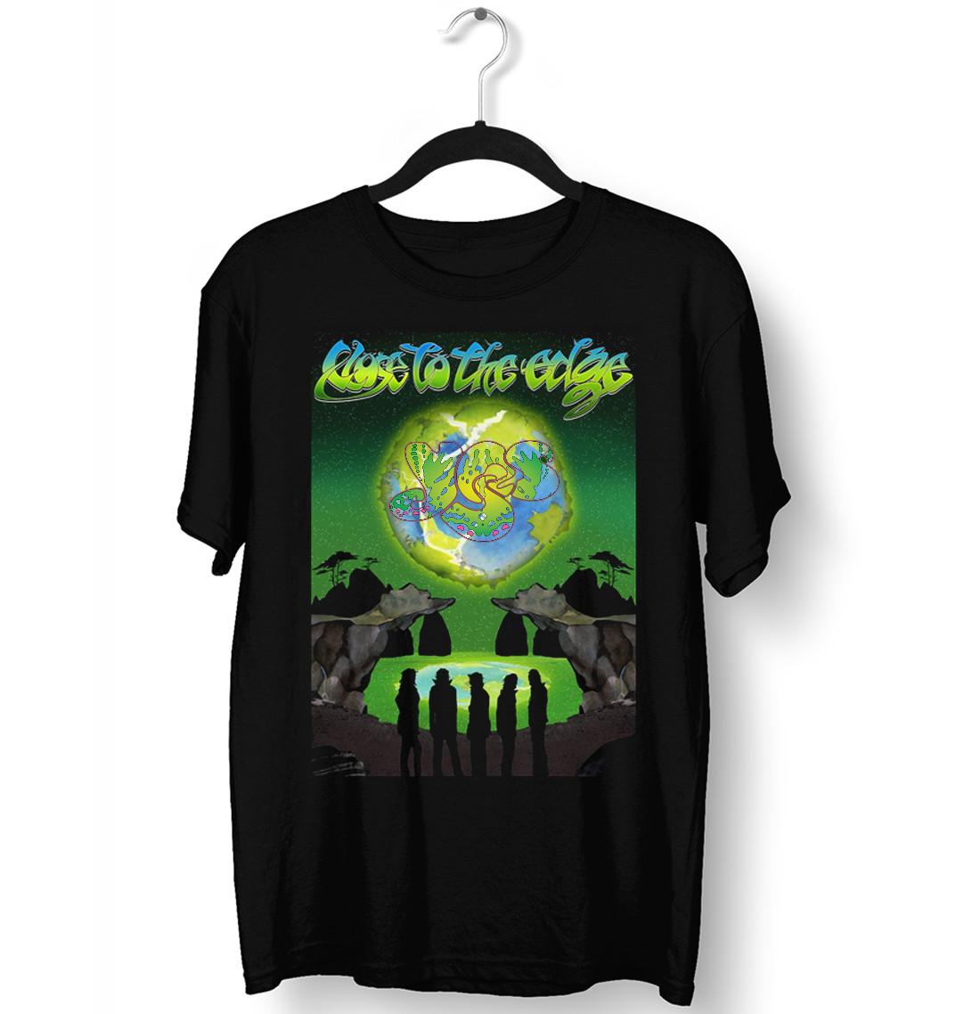 Close To The Edge Yes Band Shirt Black Short Sleeve Unisex All Size S-5XL XXXL