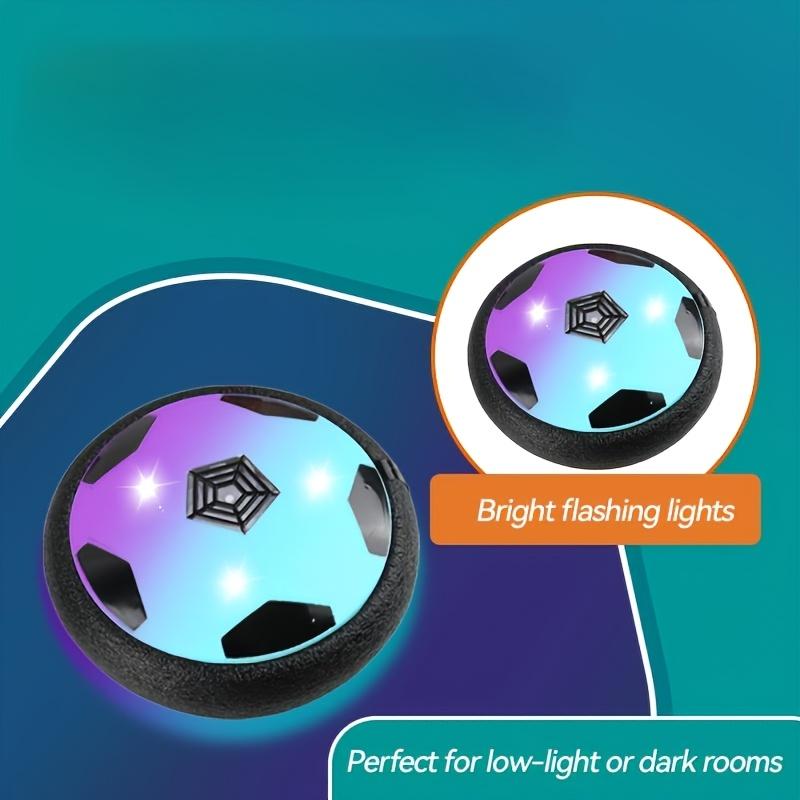 1pc LED Lighted Levitating Football Set with Foam Bumper - Indoor Game Football Gift - Great for Christmas, Halloween, Birthdays