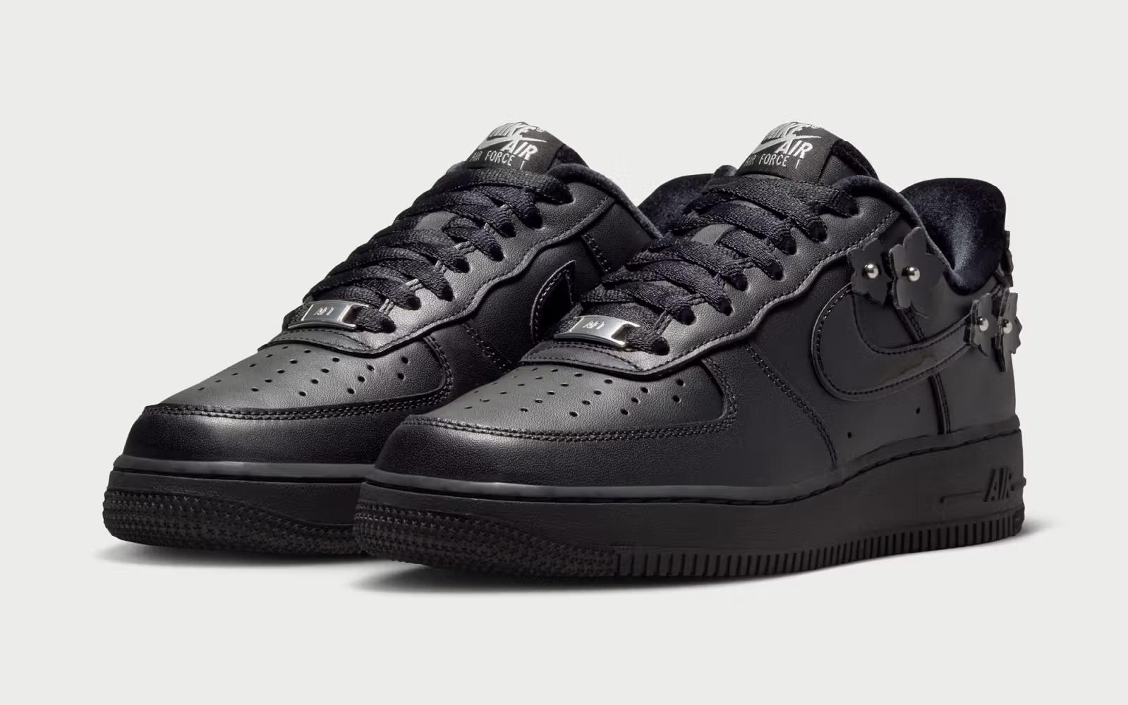 IR8637-001 Nike Air Force 1 07 Floral Pack Black (Women s) 5