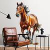 Pferderennen Rennpferd Wandaufkleber Wasserdicht Abnehmbarer Vinylaufkleber Schlafzimmer- und Eingangsbereich-Dekor