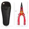 Fishing Pliers Saltwater Resistant Fishing Tools With Sheath Telescopic Lanyard