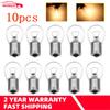 10Pcs Car Turn Signal Lights S25 1156 1141 BA15S Car Dual-filament Halogen Bulb Turn Singal Light DC12V Reverse Lamp Yellow Bulb Dome Lights 6