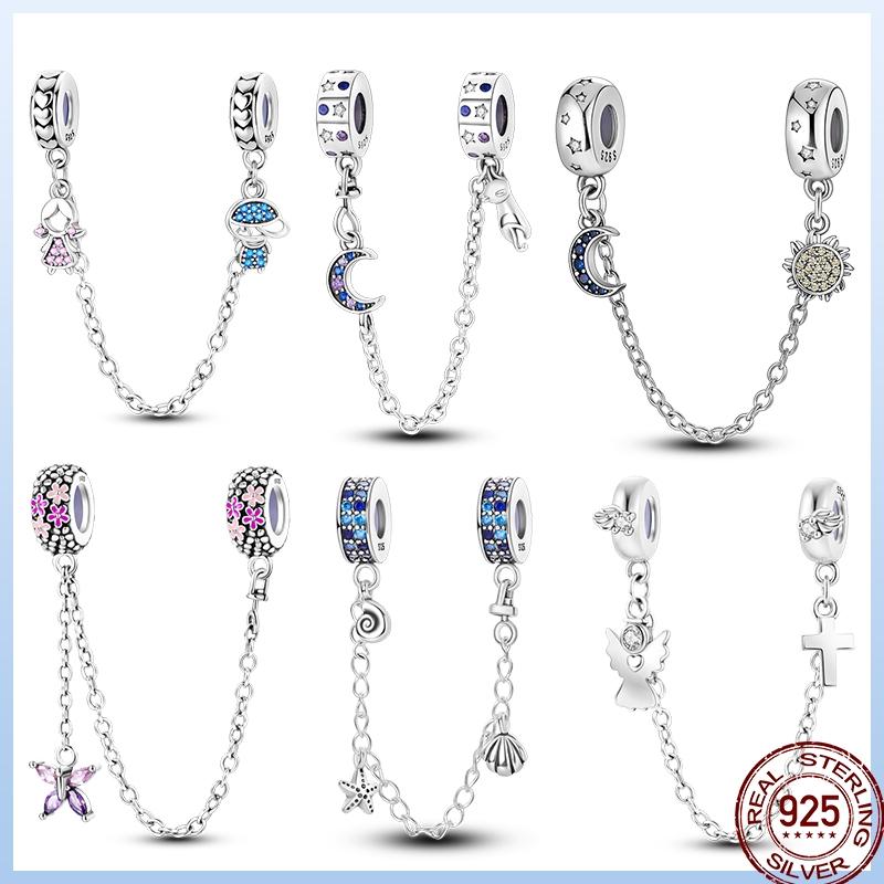 Copper Shiny Zircon Chain Series Beaded Beads Suitable For Pan Original Bracelet Diy Jewelry Gift