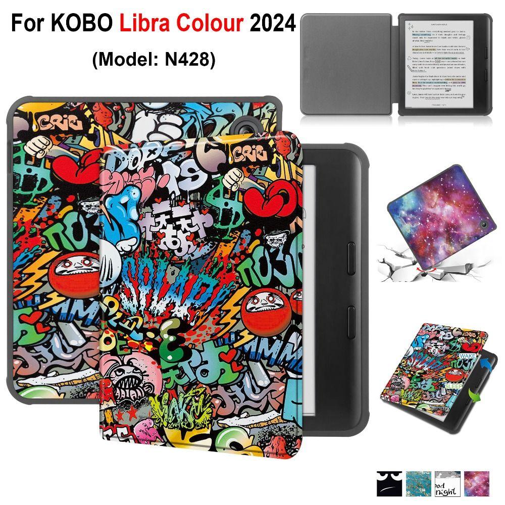 

Износостойкий защитный чехол N428 Smart Cover для Rakuten Kobo Libra Color 2024