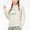 Puma Classics Logo Print Pullover Hoodie Women Tops Off-White 531385-88