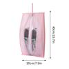 PEVA Portable Shoe Storage Bag Zipper Shoes Closet Organizer Travel Waterproof Pocket Large Capacity Sundries Bag Shoe Pouch