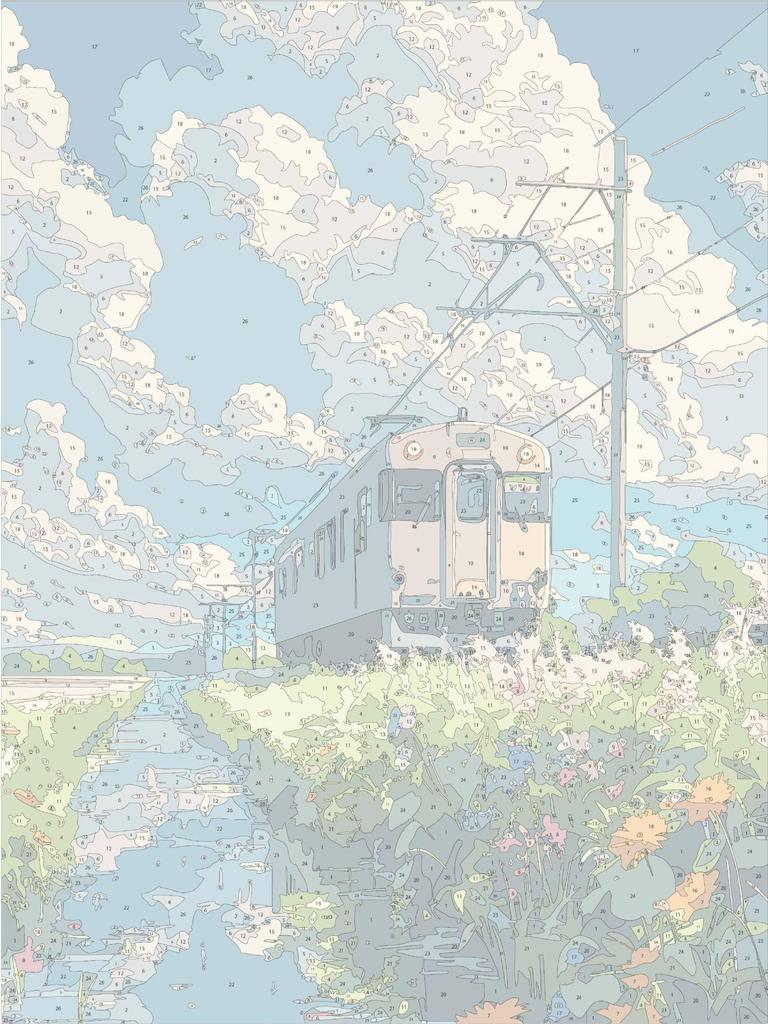 Hayao Miyazaki Summer Digital Oil DIY Painting: Healing, Stylish Living Room Decor Gift