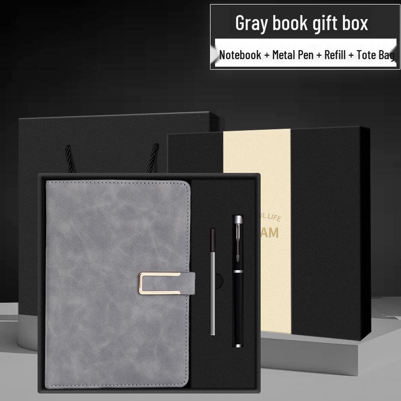 Individuelle Gestaltung eines A5-Notizblocks für das Büro mit Logo-Schnalle