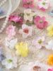 20/50 Stück Kleine Pfirsichblüten Künstliche Blumen Haus Zimmer Tischdeko Kranz Hochzeit Braut DIY Zubehör Kopfschmuck Brosche Geschenk