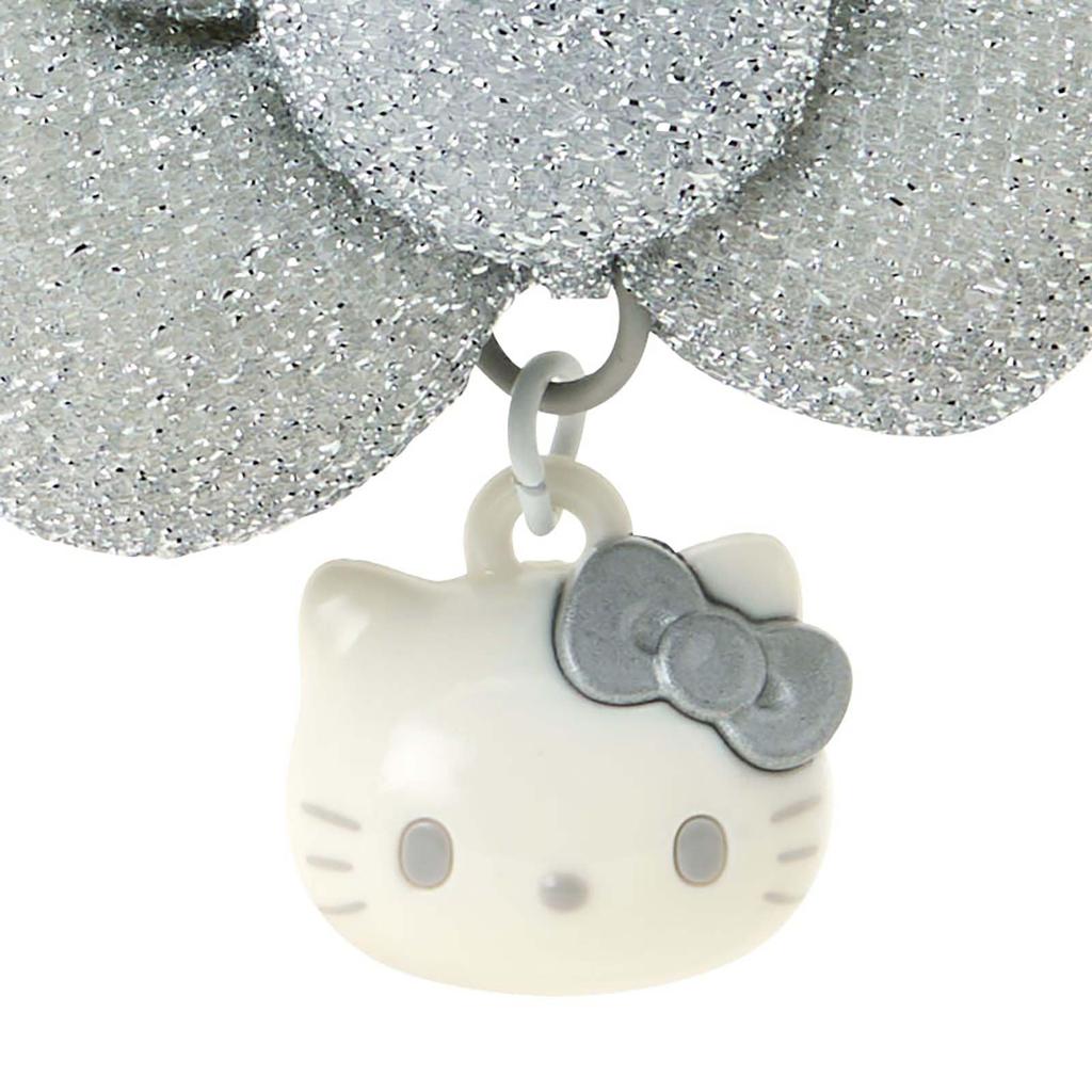 Sanrio Ribbon Key Chain (I Love Hello Kitty) Kitty Silver 422274 Model