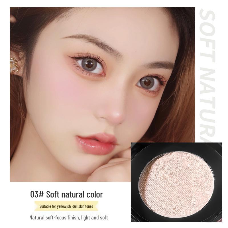 Soft Focus Long-Lasting Loose Setting Powder - Oil Control, Waterproof & Sweatproof, No Caking or Smudging.