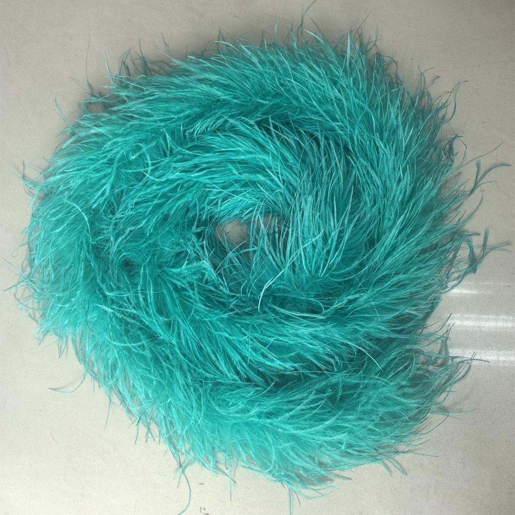 5 Layers Ostrich Top Encryption Thickened Feather Fleece Strip Catwalk Show Costume Decorative Ostrich Feather Strip