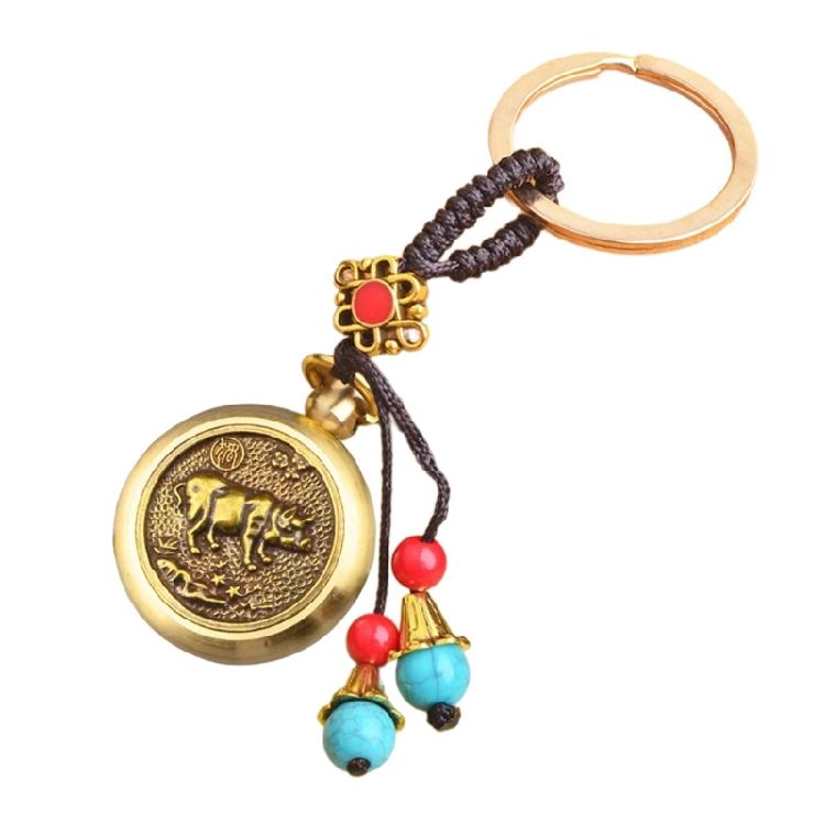 Portable Keychain Zodiacs Theme Key Ornament Suitable for Trendsetters and Anyone Seeking a Distinctive Style Statement