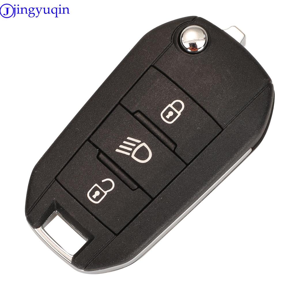 Jingyuqin Autoschlüssel-Fernbedienung Für Peugeot 508 3008 2008 301 208 308 408 307 4008 Für Citroen C3 C5 Aircross ID46 434mhz PCF7941 FSK
