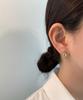 Alleun Silver 925 Pebble Bold Daily Earrings