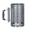 Large Stainless Steel BBQ Charcoal Starter Bucket For Garden Grilling Activity Ergonomic Handle Charcoal Lighter