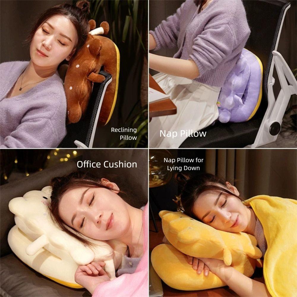 Super Soft Hand Warmer Pillow Plush&Ice Silk Hollow Pillow Stuffed Toy  Men Women