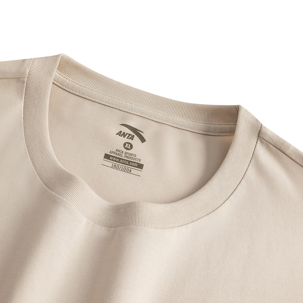 Anta Classic Short Sleeve T-Shirt Men tops Natural-Wood 952628103-10