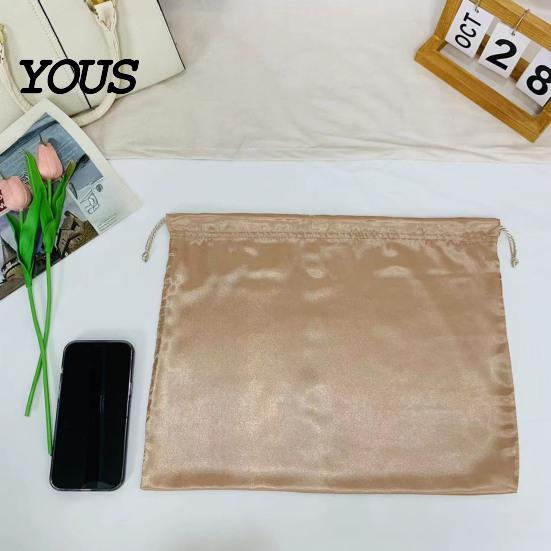 Organizing Bag for Home Storage Silk Dust Cover with Drawstring, Satin Handbag Organizer, Protective Case Delicate Purses Wear Resistant Solid