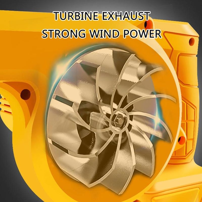 Leaf Blower Cordless Electric Cordless Leaf Blower with Replacement Tips Leaf Blowers for 18V 18650 Battery