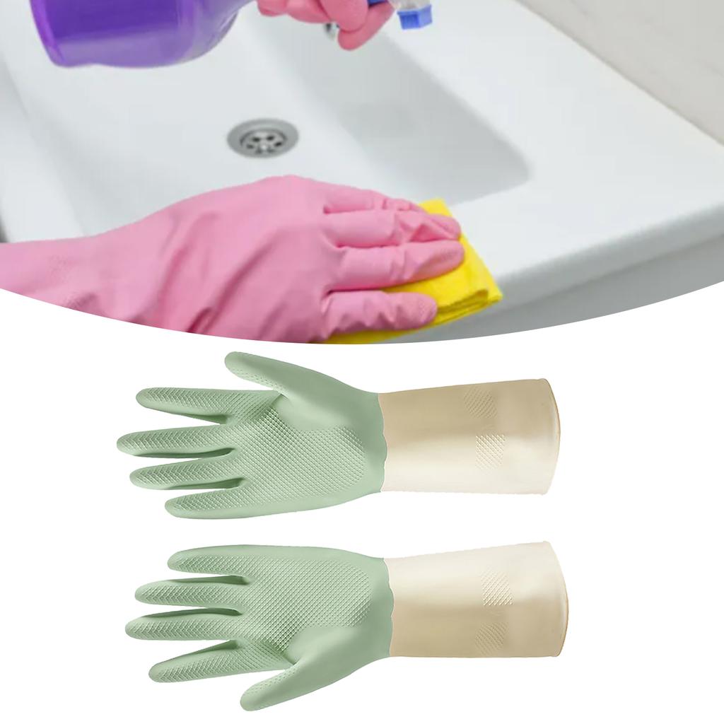 Guanti da Pulizia Riutilizzabili Impermeabili Comodi Guanti da Lavaggio Guanti per Lavori Domestici per Casa Cucina