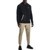 Under Armour Unstoppable Knitted Sweatpants Men's Khaki Gray Moderate Cuffed Pants 1352027-037