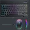 Russian Wireless RGB Backlit Bluetooth Keyboard & Mouse Set for iPad, Phone, Tablet