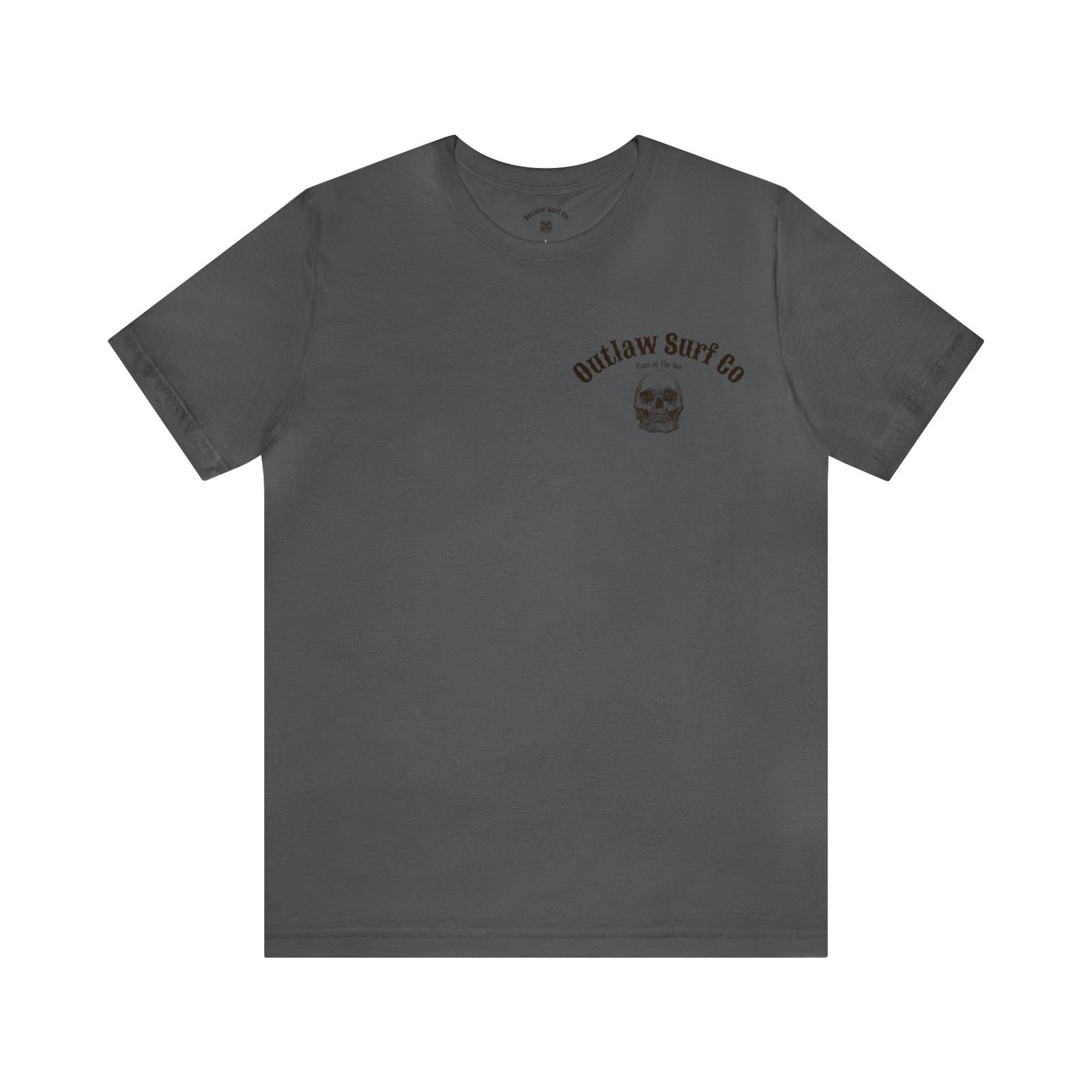 Outlaw Surf Skull Back T-Shirt S