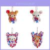 Rilakkuma Plush Bear Sleep Sack With Multieyed Monster Hanging Toy For Kids Collectors