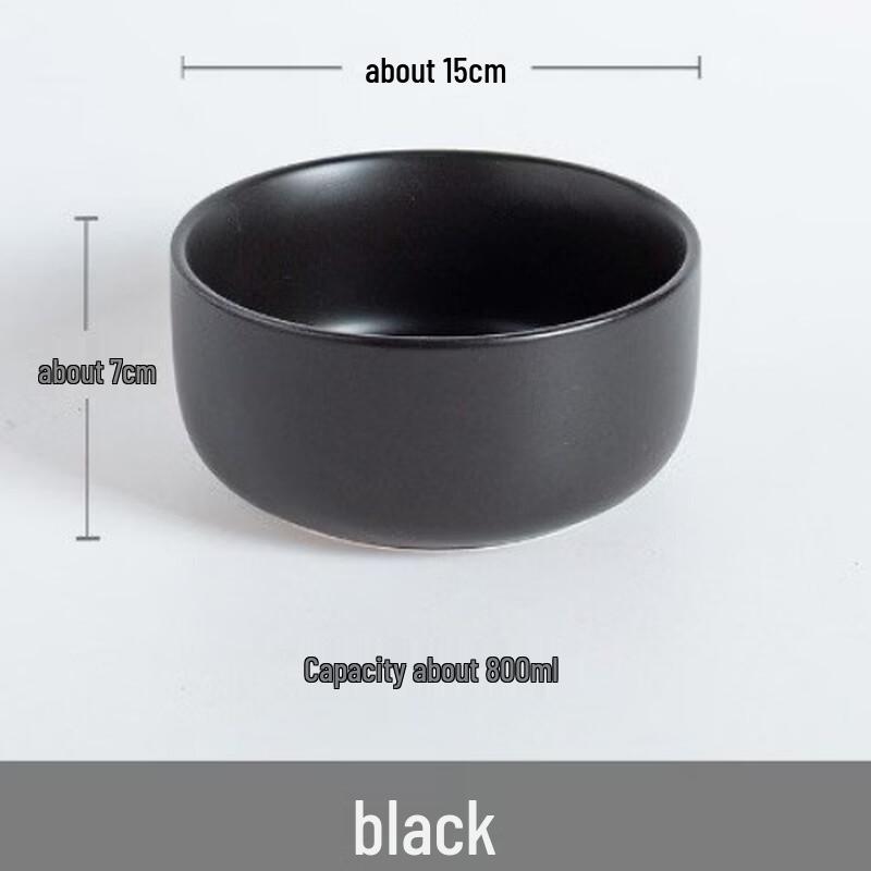 Abay Colored Glaze Ceramic Dining Bowl