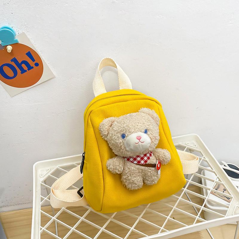 Stylish And Fun Childrens Backpack Lightweight Canvas Material With Animal Patterns