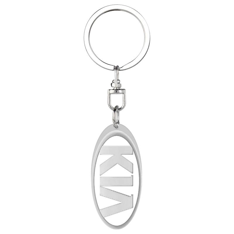 1Pcs 3D Metal Car Keychain Keyring Key Holder Couple Gifts Pendant For KIA Cerato Sportage R K2 K3 K5 K6 K7 K8 RIO 3 4 sorento picanto