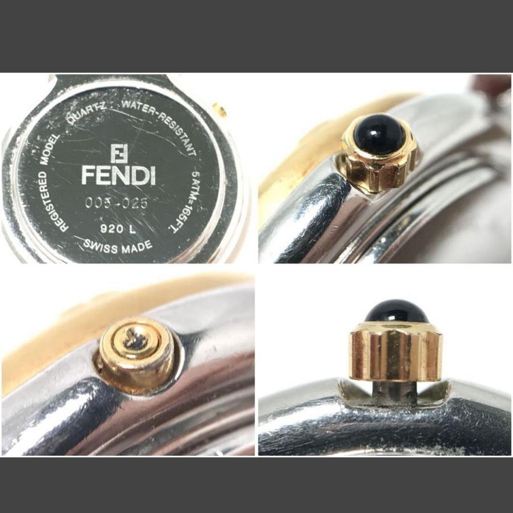 Used Working item FENDI Vintage Ladies Watch 920L Date Quartz