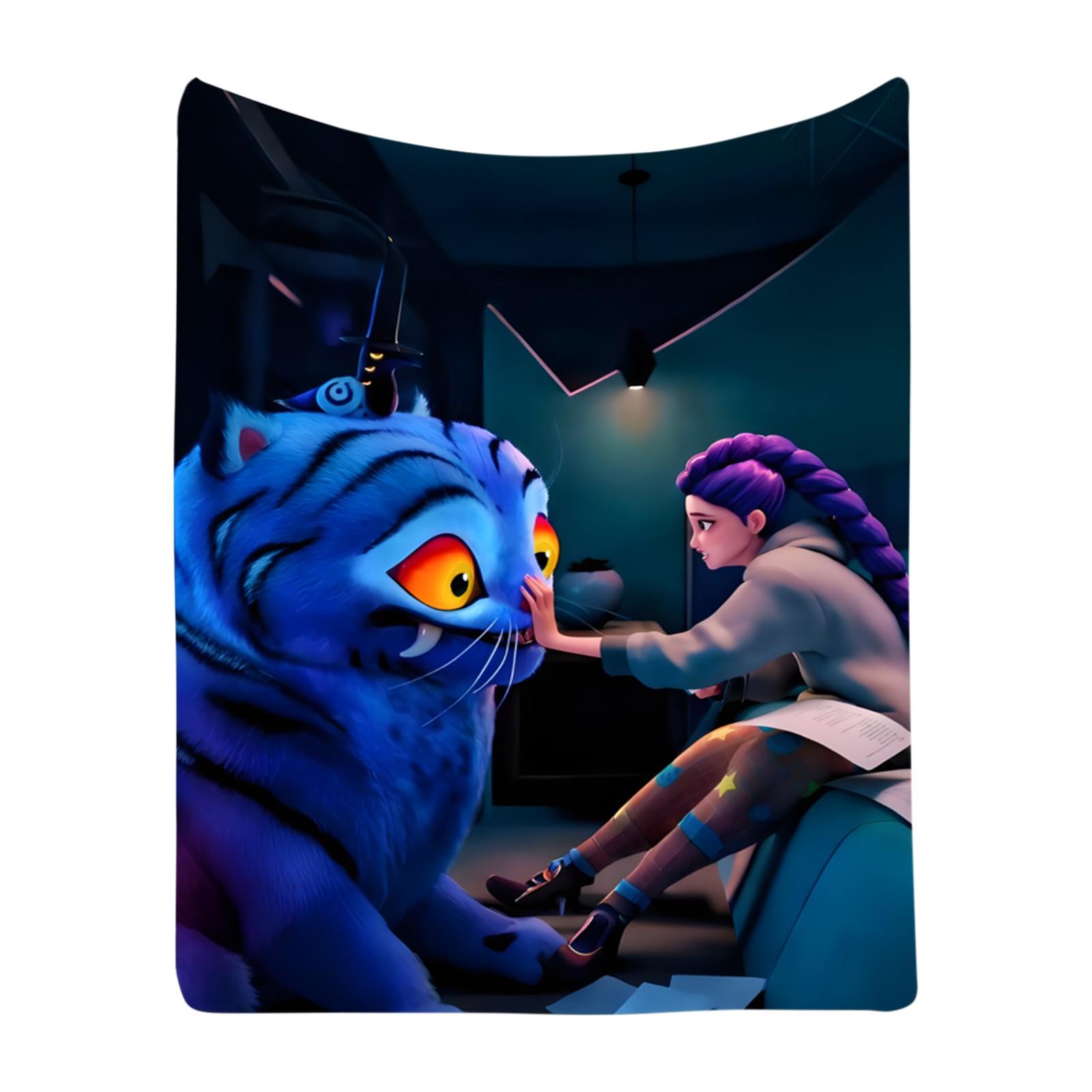

100*150cm Witch Hunts Warm Blanket One Size