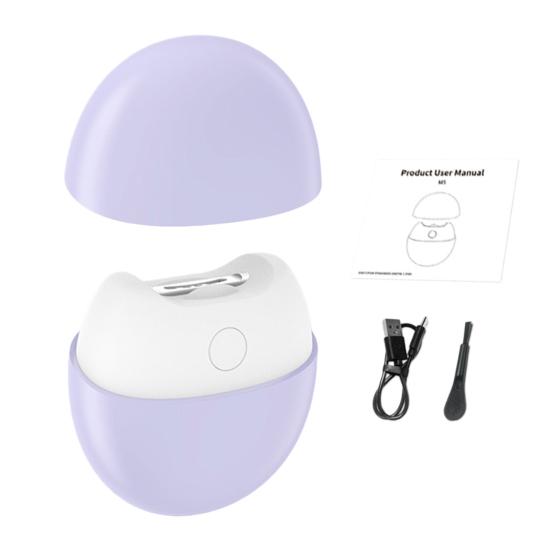 

Автоматична електрична машинка для стрижки нігтів 3-в-1 зі світлом для дітей, дорослих, літніх людей, тример для нігтів, регульована швидкість, манікюрний шліфувальний файл для нігтів на пальцях рук фіолетовий