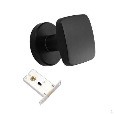 Poignée de porte avec serrure invisible, Poignée de porte intérieure à - faces, Garnitures de serrure élégantes, Facile à