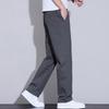 PLAYBOY Men's Solid Straight-Leg Casual Trousers