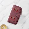 Christmas Decorative Printed Long Wallet Multifunctional Portable Coin Purse With Clasp Large Capacity Clutch Bag Suitable For Daily Commuting Fun