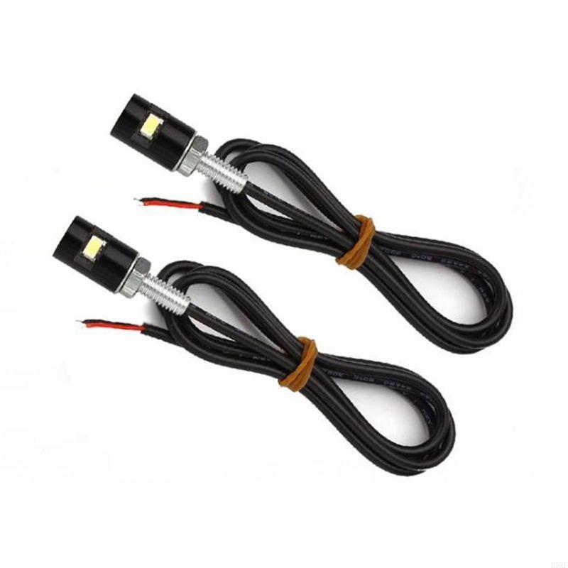 2025 New 2 PCS License Plate Light Screw Bolt Lamp 12V LED Bulb for Car Motorcycle Truck